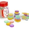 Edx Education Clear Junior Rainbow Pebbles - Jar Of 36