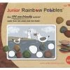 Edx Education Junior Rainbow Pebbles Eco-Friendly Material