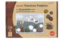 Edx Education Junior Rainbow Pebbles Eco-Friendly Material
