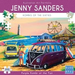Blue Opal - Jenny Sanders Purple Kombi At The Fair 1000pc Jigsaw Puzzle