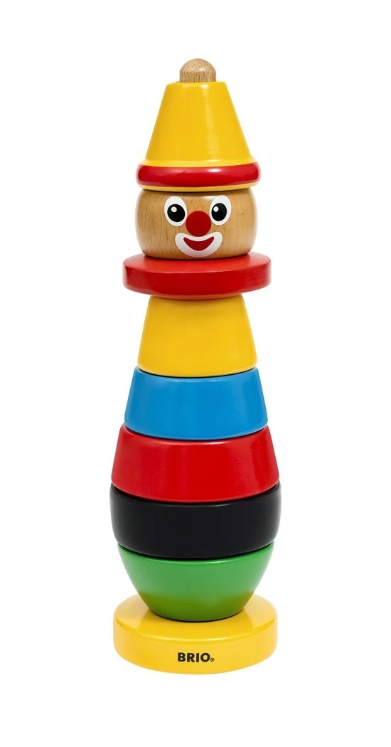 BRIO Stacking Clown 9 Pce | Wooden Toy Set 3 BRIO Stacking Clown 9 Pce | Wooden Toy Set