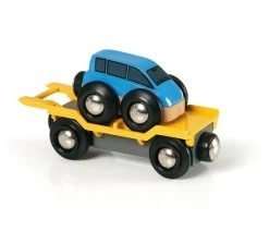 BRIO Car Transporter For Railway | Wooden 2 Piece Set