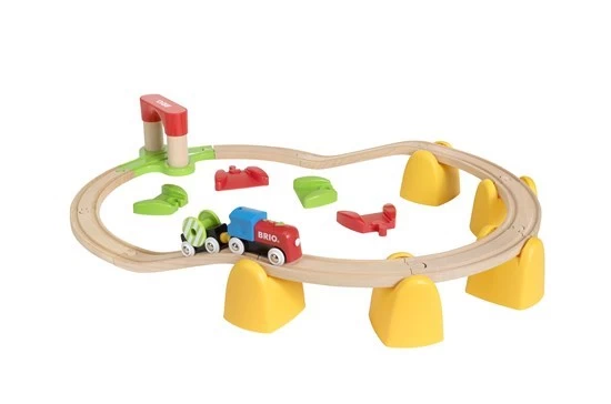 BRIO My First Railway Battery Operated Train Set 25 Pcs 3 BRIO My First Railway Battery Operated Train Set 25 Pcs