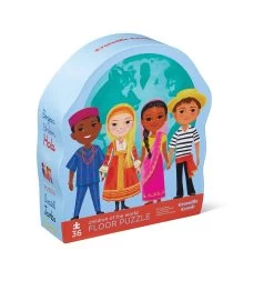 Crocodile Creek - Classic Floor Puzzle 36pc Children Of The World