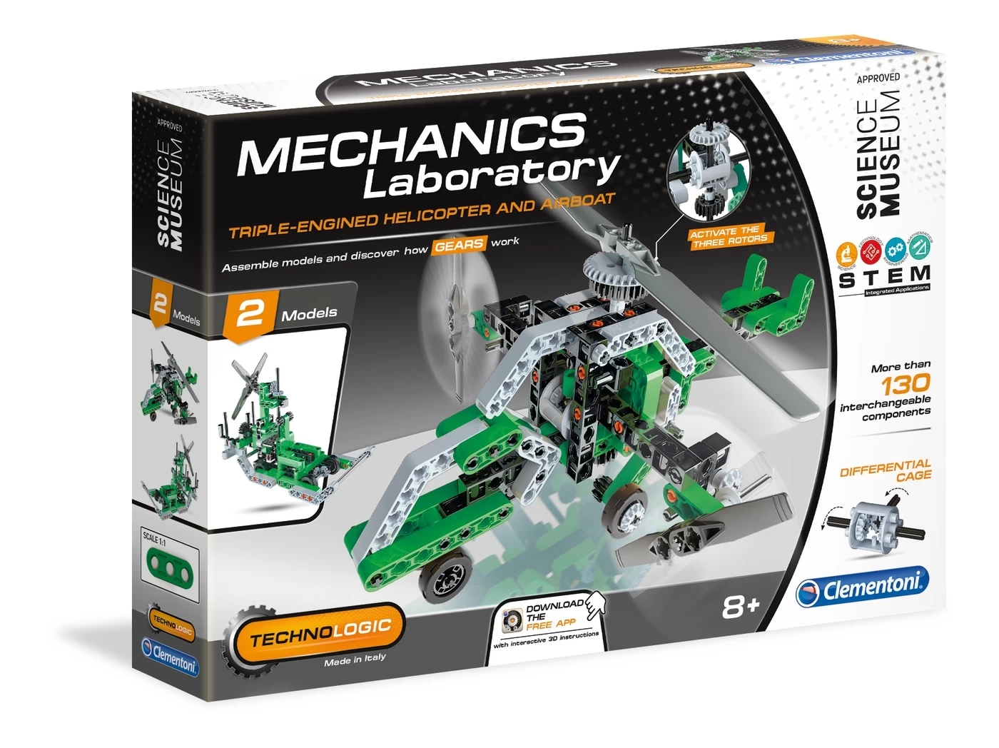 Clementoni Mechanics Laboratory | Copter And Airboat 3 Clementoni Mechanics Laboratory | Copter And Airboat