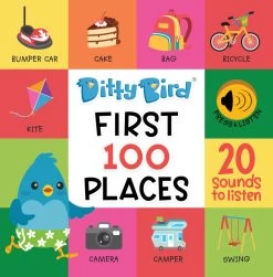 Ditty Bird | First 100 Places Board Book