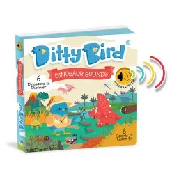 Ditty Bird | Dinosaur Sounds Board Book