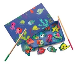 Djeco Coloured Magnetic Fishing Game