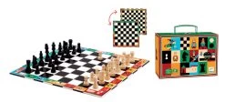 Djeco Nomad Chess & Checkers Game Set