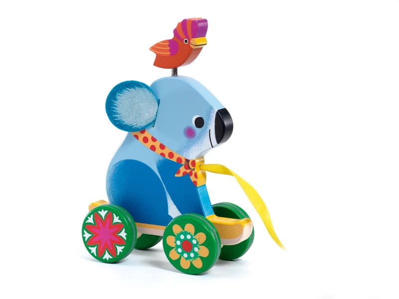 Djeco Otto Koala Pull-Along Wooden Toy 3 Djeco Otto Koala Pull-Along Wooden Toy