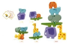 Djeco Ze Totanimo Wood Stacking Animal Blocks