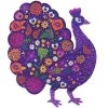 Djeco Peacock Shaped 500pc Art Puzzle -Trendy Toy Store DJ7669