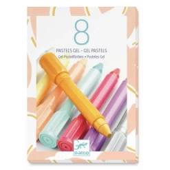 Djeco Gel Pastels - 8 Pk Sweet Colour Pastels