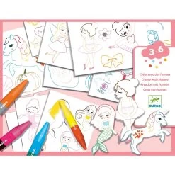 Djeco Create Shapes Girls