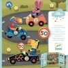 Djeco Cars Repositionable Stickers Set -Trendy Toy Store DJ9073