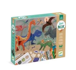 Djeco The World Of Dinosaurs Multi Craft Box Kit