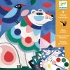 Djeco Fanciful Animals Cards To Paint -Trendy Toy Store DJ9658