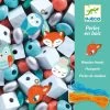 Djeco Little Animals Wooden Beads 450pc -Trendy Toy Store DJ9807