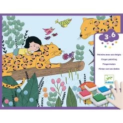 Djeco Touch And Paint Finger Painting