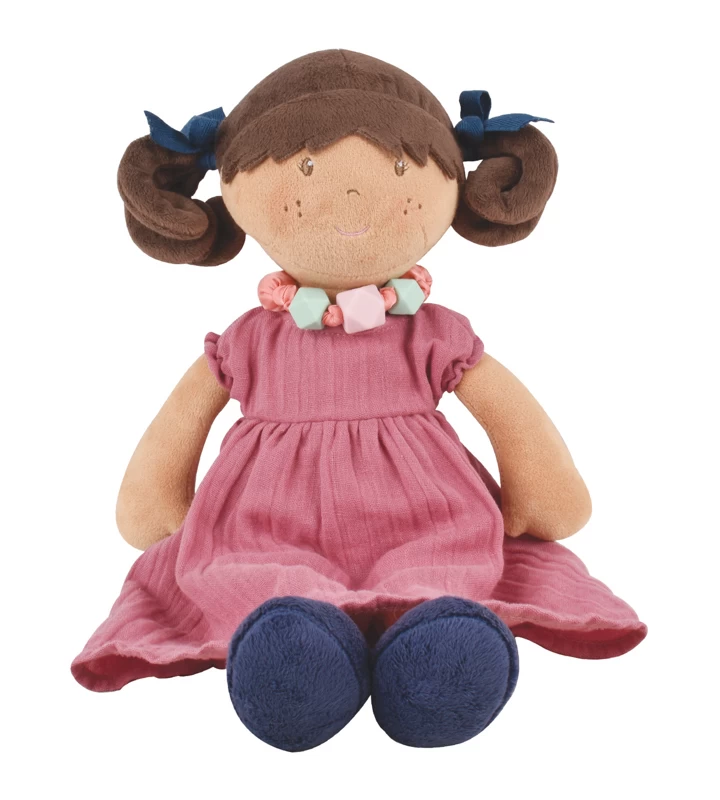 Bonikka Rag Doll - Mandy Doll With Brunette Hair & Bracelet 3 Bonikka Rag Doll - Mandy Doll With Brunette Hair & Bracelet