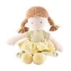 Bonikka Rag Doll - Honey With Light Brown Hair And Green Cotton Dress