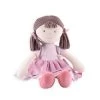 Bonikka Rag Doll - Brook With Brown Hair And Pink Cotton Dress
