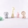 Tikiri My First Zoo Animals Set Of 6 | Natural Rubber Rattle & Teether Toys -Trendy Toy Store DSL3429 ZOO SET