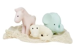 Tikiri Rubber Marshmallow Animal Set