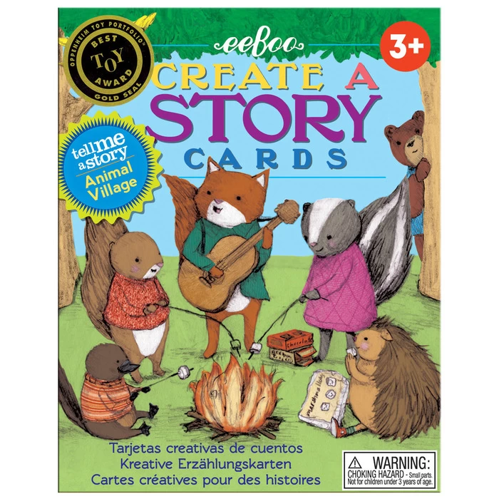 EeBoo Create A Story Card Game - Animal Village 3 EeBoo Create A Story Card Game - Animal Village