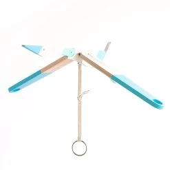 Eguchi Wooden Mobile Bird - Aqua Seagull