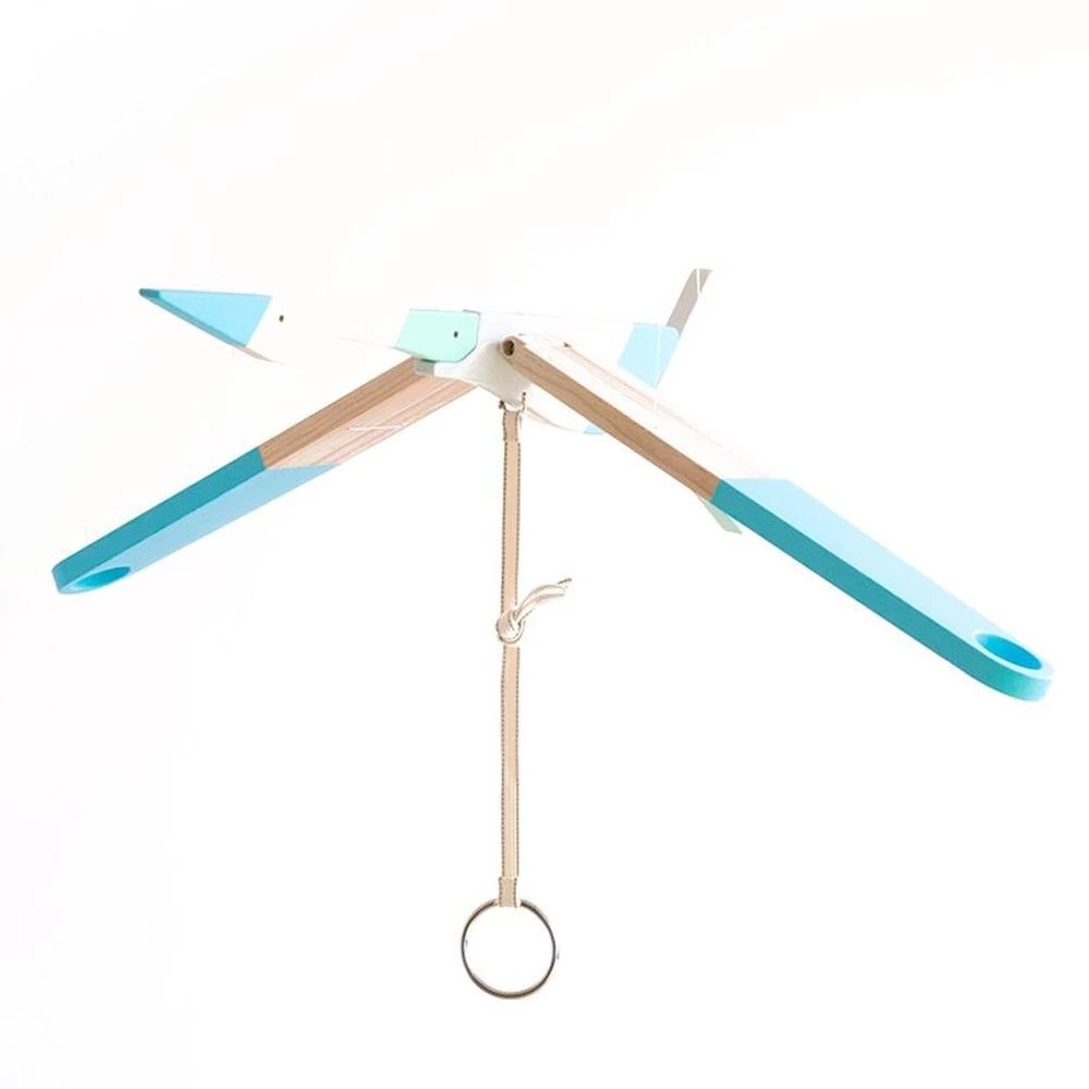 Eguchi Wooden Mobile Bird - Aqua Seagull 3 Eguchi Wooden Mobile Bird - Aqua Seagull