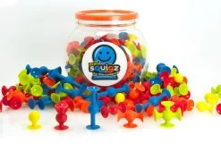 Fat Brain Toy Co. - Mini Squigz | 75 Pieces
