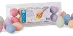 Educational Colours - Easi-Grip Egg Chalk Set Of 12