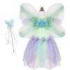 Green Butterfly Dress & Wings With Wand - Size 5-6 -Trendy Toy Store GP35905