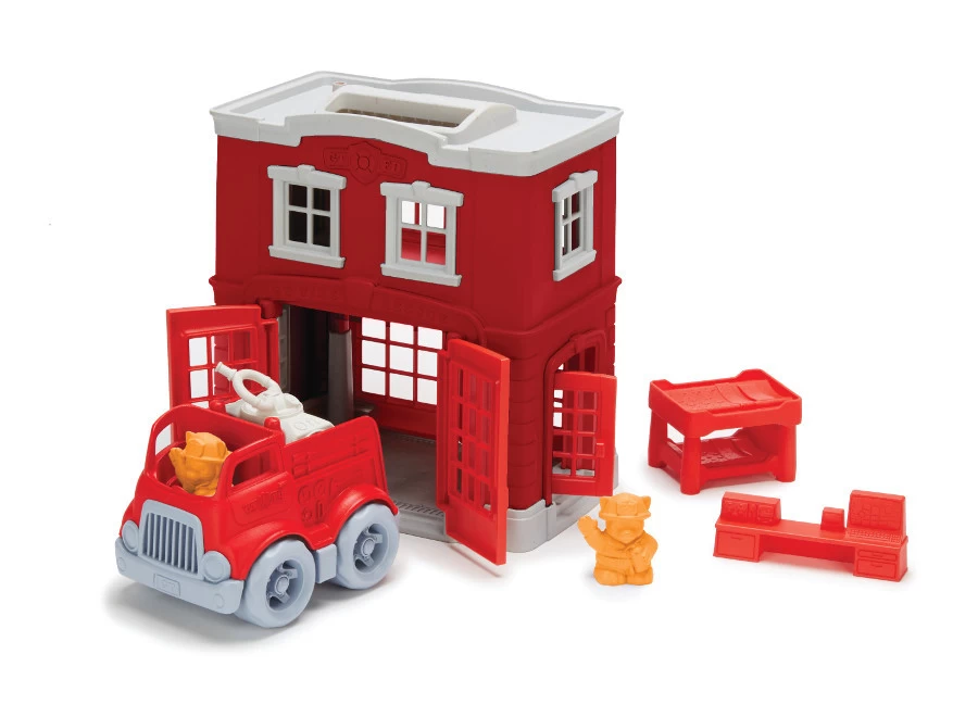 Green Toys - Fire Station Playset Eco Toy 3 Green Toys - Fire Station Playset Eco Toy