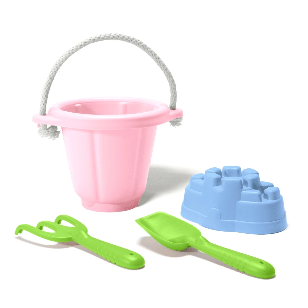 Green Toys - Sand Play 4 Piece Set | Pink - Eco Beach Toys 3 Green Toys - Sand Play 4 Piece Set | Pink - Eco Beach Toys