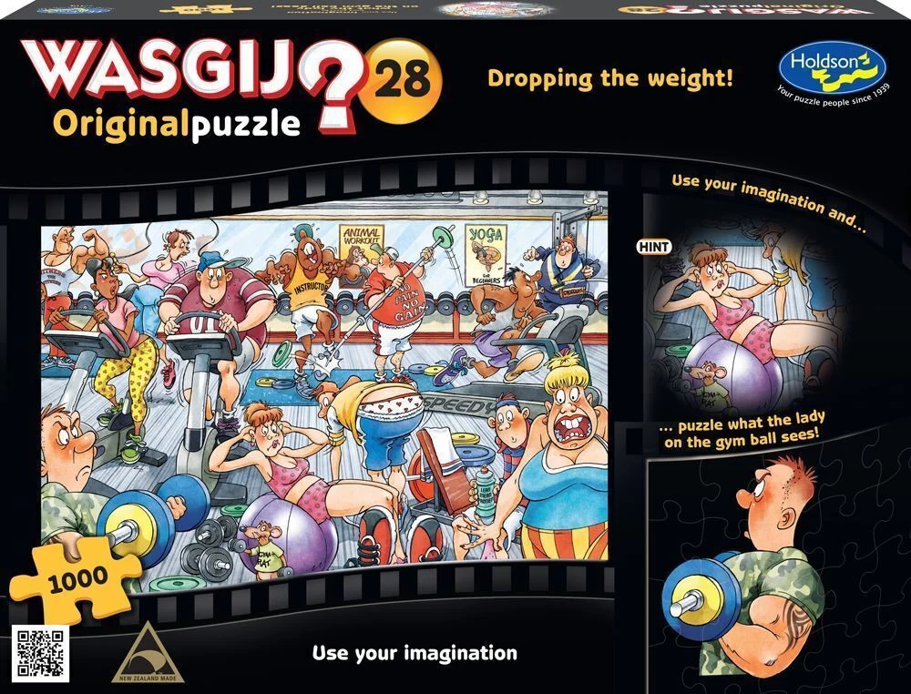 Holdson WASGIJ? Original No. 28 | Dropping The Weight 1000pc Jigsaw Puzzle 3 Holdson WASGIJ? Original No. 28 | Dropping The Weight 1000pc Jigsaw Puzzle