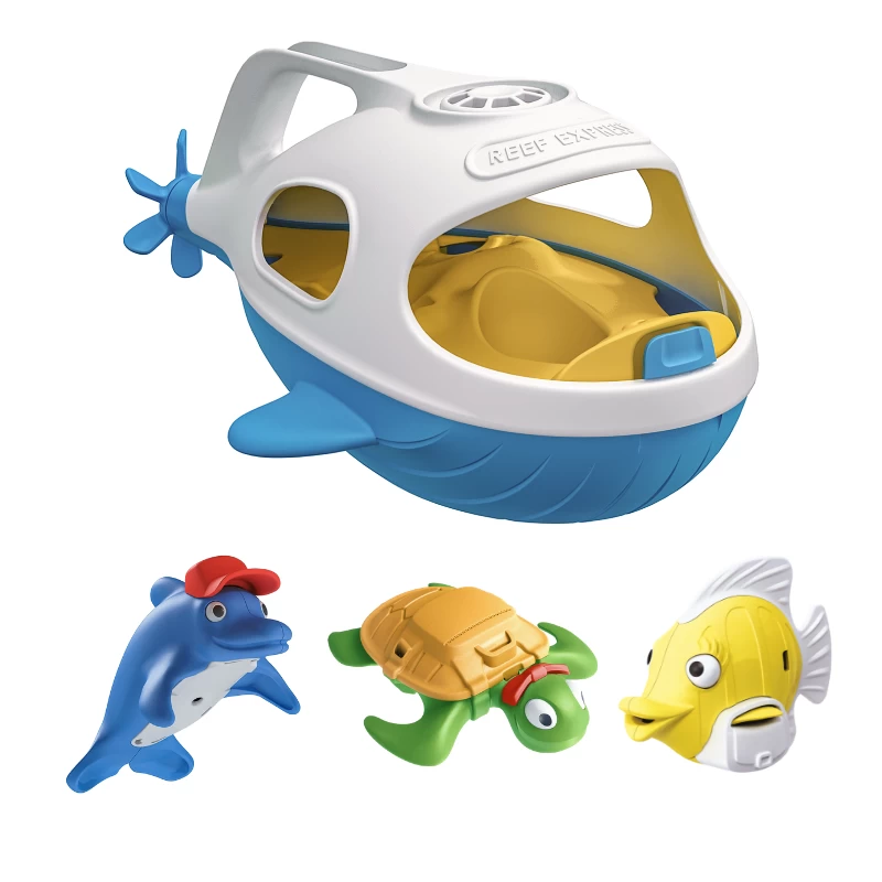 Happy Planet Toys Reef Express Bath Toy Set 3 Happy Planet Toys Reef Express Bath Toy Set