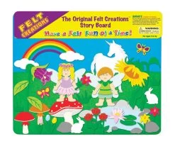 Felt Creations - Flower Fairy Felt Story Board