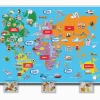 Felt Creations - Giant World Felt Map -Trendy Toy Store HU9534