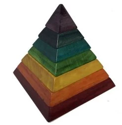 In-Wood | Chakra Rainbow Pyramid