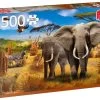 Jumbo African Savannah 500pc Jigsaw Puzzle -Trendy Toy Store JUM18802