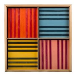 KAPLA Planks Octocolour | 100pc 8 Colour Plank Set