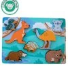 Kiddie Connect Australian Animal Puzzle -Trendy Toy Store KC21001