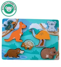 Kiddie Connect Australian Animal Puzzle