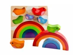 Kiddie Connect Bird & Rainbow Puzzle
