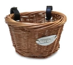 Kinderfeets Balance Bike Wicker Basket With Straps