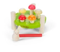 Le Toy Van Petilou Mr Mushroom Hammer Peg Game