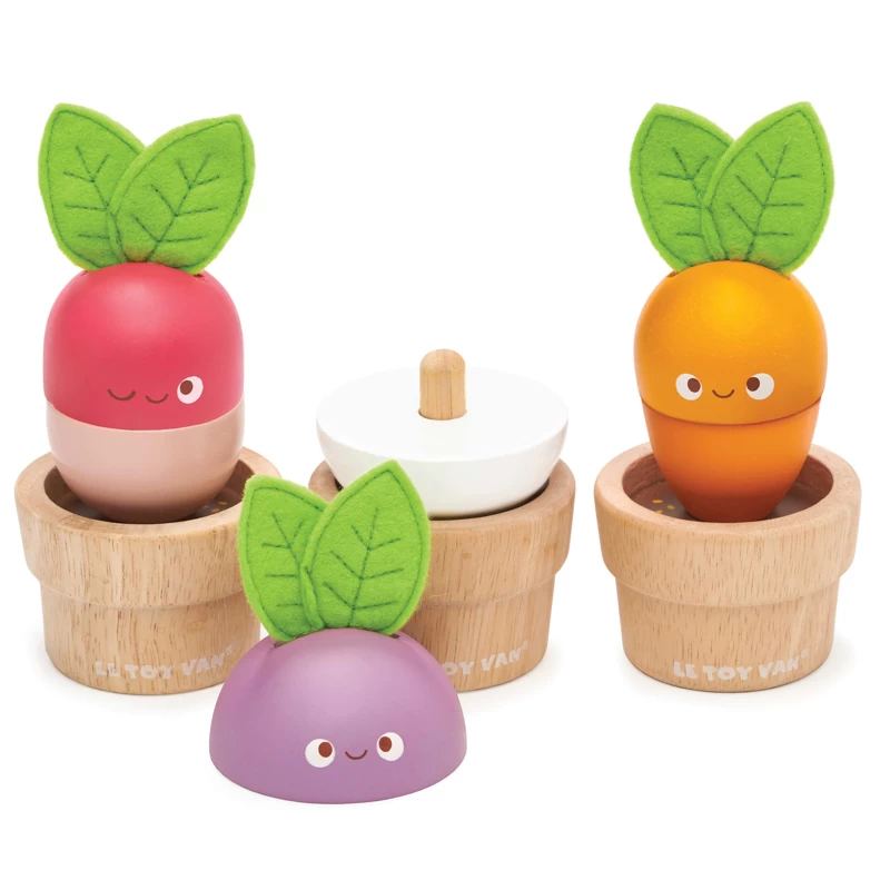 Le Toy Van Petilou Stacking Veggies 3 Le Toy Van Petilou Stacking Veggies