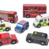 Le Toy Van London Car Set | Wooden Vehicle Set -Trendy Toy Store LETV267